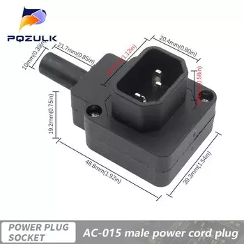 IEC320 10A 250V Black Male female docking Plug Connector Rewireable C13 C14 Plug Rewirable Power Konektor 2/3/4/5/6Pin AC Socket