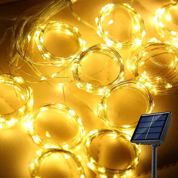 IEEYEEY Солнечная гирлянда LED 100/200/300 светодиодов