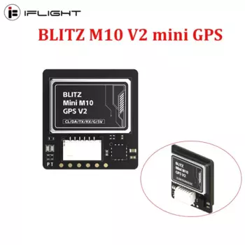 IFlight BLITZ M10 V2 мини GPS встроенный компас модуль QMC5883L встроенный TCXO кристалл и фара конденсатор для FPV частей