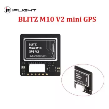 IFlight BLITZ M10 V2 мини GPS встроенный компас модуль QMC5883L встроенный TCXO кристалл и фара конденсатор для FPV частей