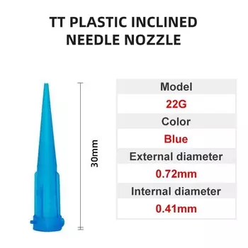 Игольчатые краны 10-30G TT пластик assorted