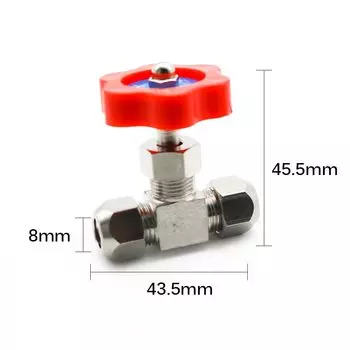 Игольчатый клапан EARUELETRIC латунный 6 мм 8 мм 10 мм 12 мм