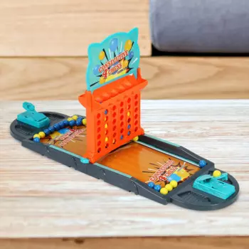 Игра Bounce Four in A Row Игра Монтессори Connect для вечеринки, кемпинга, пикника