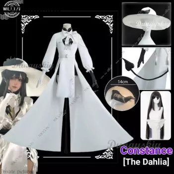 Игра Dahlia Honkai: Star Rail Constance Косплей Костюм Головные уборы Парик Шляпа для ролевых игр Карнавальные костюмы для вечеринок Annihilation Gang