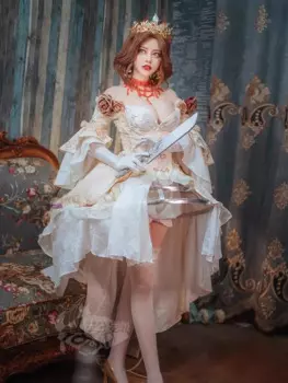 Игра Identity V Кровавая Королева Мэри костюмы для косплея Bloodbath кожа униформа одежда Хэллоуин карнавальный костюм для вечеринки наряд