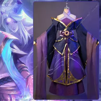 Игра LOL New Spirit Blossom Alune Косплей Костюм LOL Женская Ролевая Игра Alune Кимоно Костюм Хэллоуин Полный Комплект