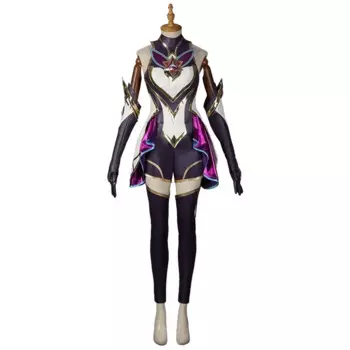 Игра LOL Star Guardian Akali Косплей Лига Легенд женский сексуальный комплект костюм на Хэллоуин Рождество Вечеринка Косплей платье наряд полный комплект