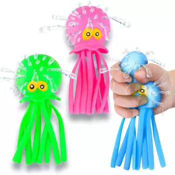 Игра с водяным Осьминогом, морские животные, детские игрушки для ванной, TPR водные развлекательные игрушки