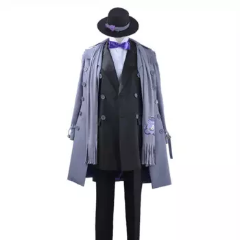 Игра витая Страна Чудес асиле Ashengrotto Косплей Костюм взрослая форма пальто шляпа наряд Хэллоуин карнавальные костюмы 11