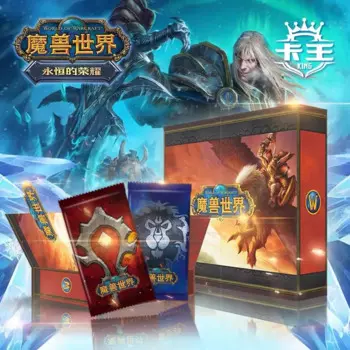 Игра World of Warcraft аниме коллекционная карточка Редкие карточки коробка аниме карточка Warcraft детская игрушка подарок