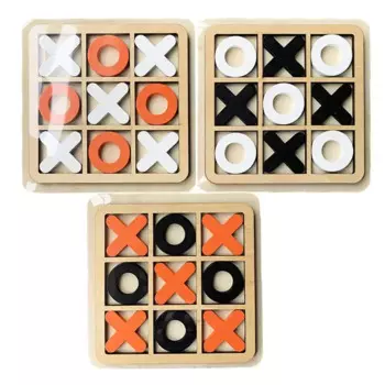 Игра XO для детей Tic Tac Toys Настольная игра Деревянные настольные игры XO Веселые игры Развивающие стратегии Головоломка Интерактивная игрушка