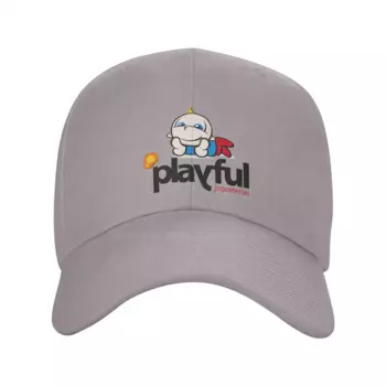 Игривая модная качественная джинсовая бейсболка