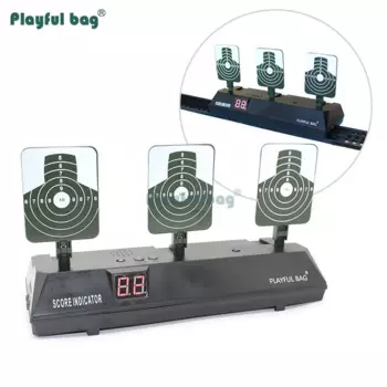 Игривая сумка, электронный подсчет, движущаяся мишень, губка, гелевый шар, Подростковый ребенок, для помещений, CS, игрушечное устройство для тренировок AQB112