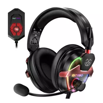 Игровая гарнитура LOYEUANR для ПК с микрофоном для PS5 PS4 Xbox, USB-гарнитура с объемным звуком 7,1, проводные наушники 3,5 мм, RGB