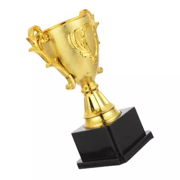 Игровая игрушка, декоративный трофей, кубок, награда, золотые пластиковые трофеи для награды, памятные