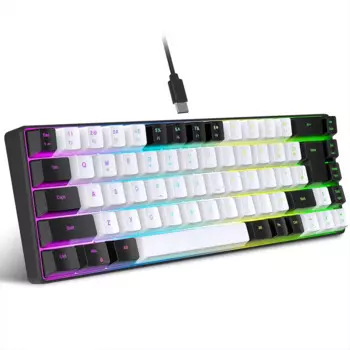 Игровая клавиатура, 68 клавиш, механическая проводная клавиатура с RGB Подсветкой