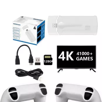 Игровая консоль 128G для Linux Retroarchi System M8PULS, 3D, совместима с различными играми, поддержка нескольких языков, TF-консоль