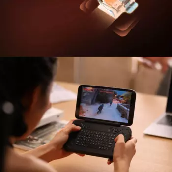 Игровая консоль Black Myth AYANEO flip portable 120Hz Windows handheld 8840U flip 7oculink