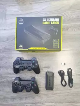 Игровая консоль M16 4K Ultra для двух игроков, 20000 бесплатных игр, беспроводные геймпады для ретро-игр 64 Гб/128 ГБ