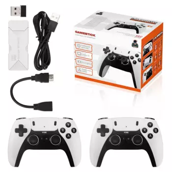 Игровая консоль P5 PRO, 2,4 ГГц, 2 беспроводных контроллера, 41000 игр, 128 ГБ