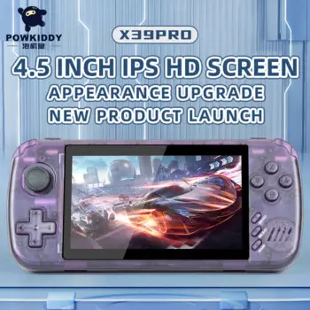 Игровая консоль POWKIDDY X39pro, 4,3 дюйма, IPS экран, портативная игровая консоль, ретро Ностальгический джойстик IPS, аркадный подарок для детей