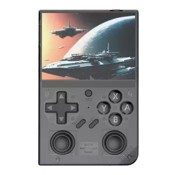 Игровая консоль R35plus в ретро стиле, 128G, 20000 + игр, дюймов, IPS экран, портативная игровая консоль, система Linux для GBA PSP PS1