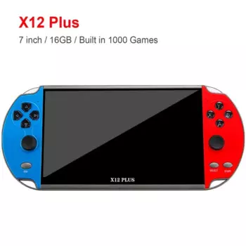 Игровая консоль X12 Plus, 5000 + игр, 16 ГБ, 7 дюймов