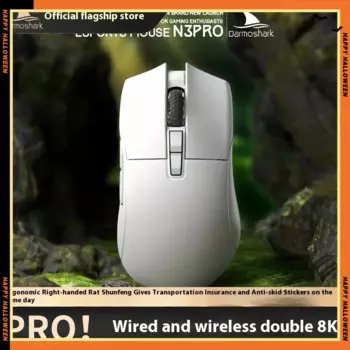 Игровая мышь Motospeed Darmoshark N3 Pro 8K для киберспорта, Беспроводная Bluetooth 26000DPI оптическая мышь PAM3395 для ноутбука, ПК