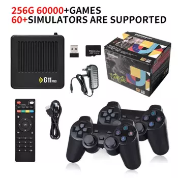 Игровая приставка G11 Pro с двойной системой, 128 ГГц, 40000 + Ретро-игр, 2,4 ГГц
