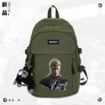 Игровой черный миф Wukong, высококачественный студенческий рюкзак в периферическом стиле, мужской и женский рюкзак, детский школьный подарок для детей
