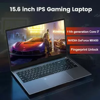 Игровой ноутбук 12-го поколения i7 i5 15,6 дюймов IPS i9 10880H i7 1260P NVIDIA MX550 2G NVMe Windows 11/10 ультрабук ноутбук со сканером отпечатков пальцев