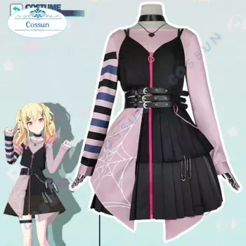 Игровой проект Sekai Tenma Saki, карнавальный костюм PJSK, наряды на Хэллоуин, женский поющий костюм