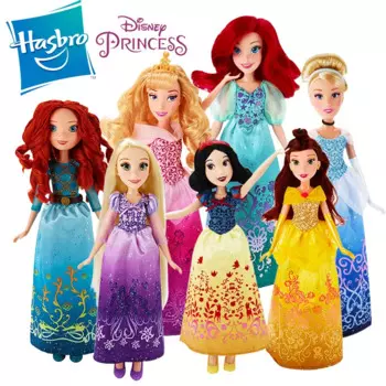Игрушечная кукла Hasbro, розовая, нежно-белая, Эльза, мультяшная, Золушка, Ариэль