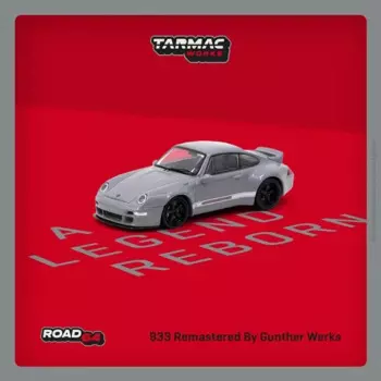Игрушечная модель автомобиля Tarmac Works 1:64 RWB993, литая под давлением спортивная коллекция автомобилей из сплава - серый