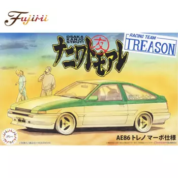 Игрушечная модель автомобиля в сборе Fujimi 18596, масштаб 1/24 для игроков в гольф, гоночная команда AE86 Trueno Mabo, комплект моделей автомобиля