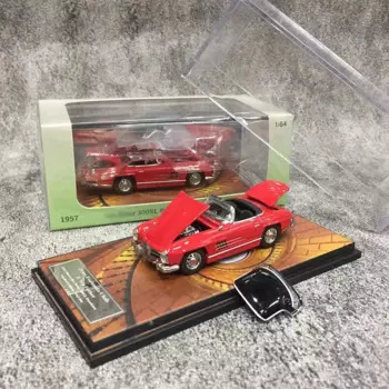 Игрушечная модель автомобиля ZFC 1:64 SL Class MK 300SL Roadster (W198), Литой капот и хвост из сплава, ЛТД 300