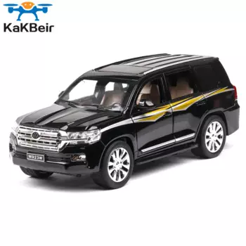Игрушечный автомобиль KaKBeir 1:24 1:32, новый стиль, игрушечный автомобиль TOYOTA LAND CRUISER Prado, Металлический Игрушечный Автомобиль из сплава и игрушечные автомобили, модель автомобиля, игрушки для детей