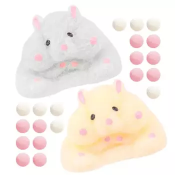 Игрушка-антистресс для хомяка, игрушка-антистресс для детей, эластичная игрушка-антистресс, игрушка-антистресс для развития спокойствия и