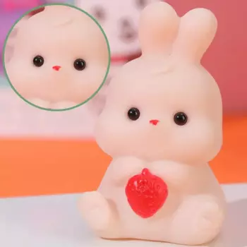 Игрушка для ванны, 6 шт., яркий цветной пищалкий кролик, милая игрушка для ванны, для дня рождения, для пляжного бассейна, детский вариант