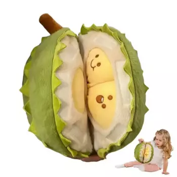 Игрушка Дуриан, креативная съемная кукла с фруктами, игрушка для релаксации, милая пилинг, плюшевая кукла Дуриан для кровати, дивана, гостиной, спальни