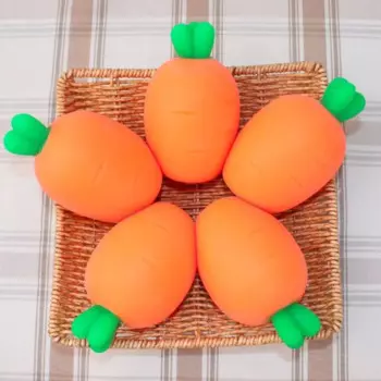 Игрушка-фиджет для моркови, сенсорная игрушка в форме моркови, музыкальная Милая пищевая игрушка для офисных работников
