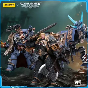 Игрушка Joy Warhammer 40K Space Wolves Leman Russ Primarch of the VIth Legion Фигурка 18 см Warhammer Toys Подарок на день рождения