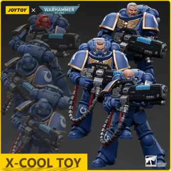 Игрушка Joy Warhammer 40K Ultramarines Hellblasters, экшн-фигурка сержанта Ulaxes Brother Paxor/Torsus Joint, подвижная фигурка, игрушки