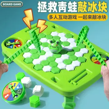 Игрушка ледяная лягушка спасает мелких пингвинов. Ледяной Пингвин, Интерактивная детская настольная игра для родителей и детей
