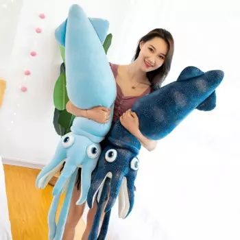 Игрушка плюшевая в виде осьминога, супермягкая декоративная подушка-ведро для сна в гостиную, кровать для сна