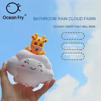 Игрушки для купания для новорожденных, игрушки для купания с милыми жирафами и облаками, игрушки с распылителем воды для новорожденных, Пляжная игрушка для плавания, подарок для детей, Прямая поставка