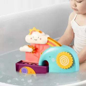 Игрушки для ванной для детей, игрушки для купания, слон без отверстий, плавающие игрушки для брызг, креативные сжимаемые водные игрушки для малышей
