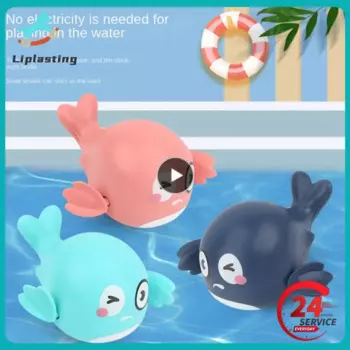 Игрушки для ванной комнаты, плавающий КИТ, Весенняя игрушка, Детские Игрушки для ванны, цепочка, плавающий КИТ, игрушка, катушка для воды, игрушка