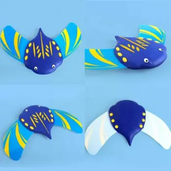 Игрушки для ванны Devil Fish, аксессуары для бассейна с питанием от воды, Летние регулируемые Подводные ласты, планлеры, детский пляж S1s9