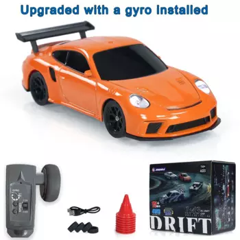 Игрушки Масштаб 1/43 RTR высокоскоростной Радиоуправляемый Дрифт гоночный автомобиль гироскоп 4WD готовый к использованию мини-автомобиль окрашенная Готовая модель игрушка для мальчиков подарки